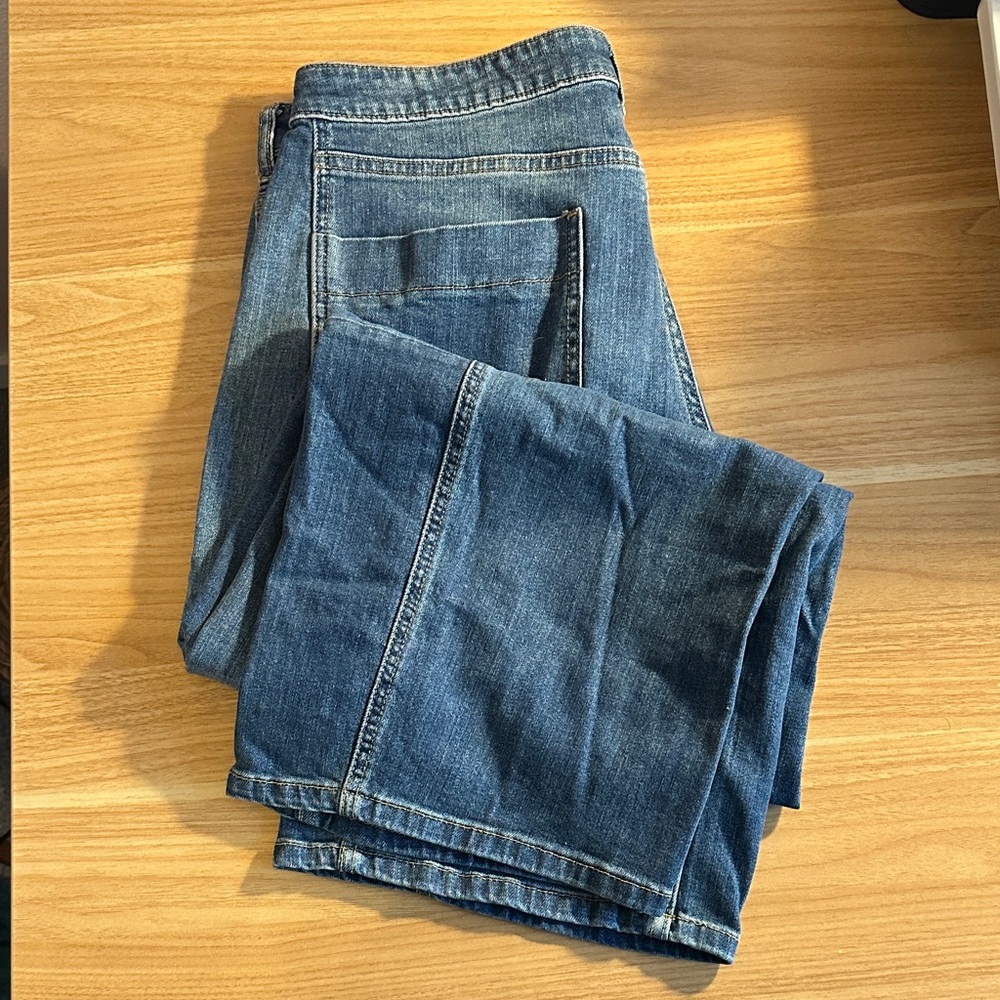 Pilcro Women’s Wide Leg Denim Jeans